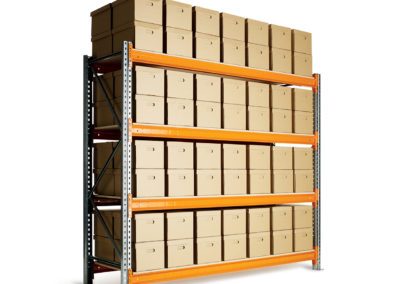 Dexion Speedlock racking with archive boxes